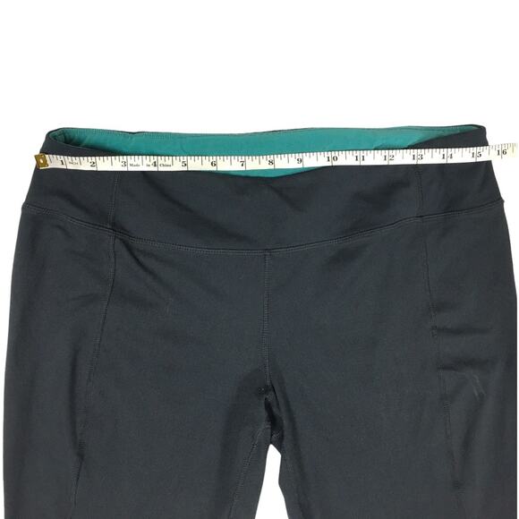 Tangerine Leggings Dark Grey Green Printed Pull On Activewear Women's Large - Picture 4 of 9